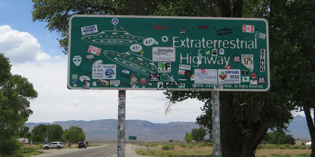 The Extraterrestrial Highway Sign