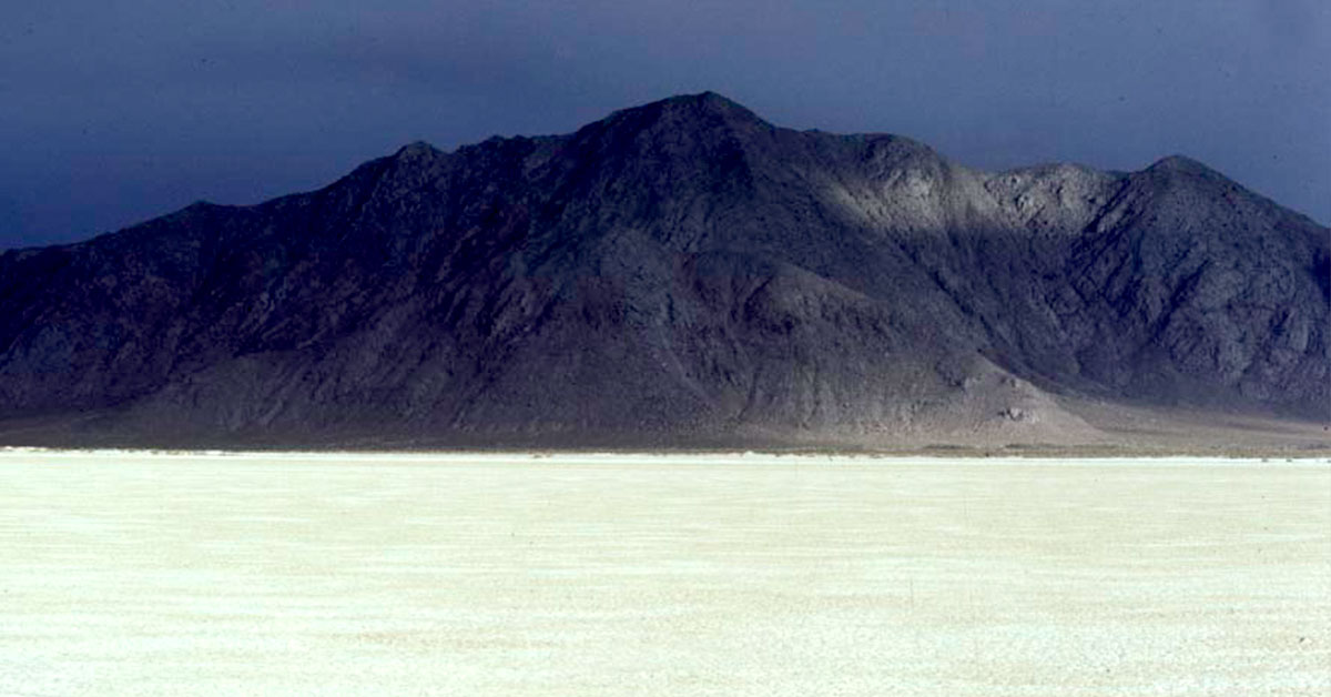 Empty desert area at Black Rock Desert