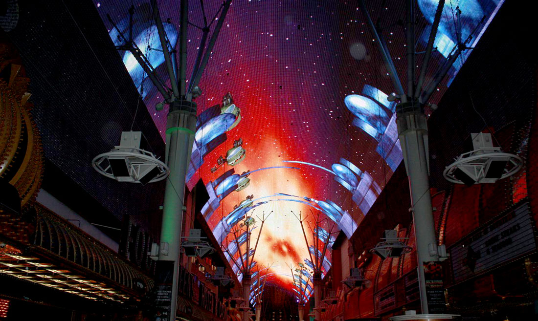 Video Canopy at Fremont Street Experience