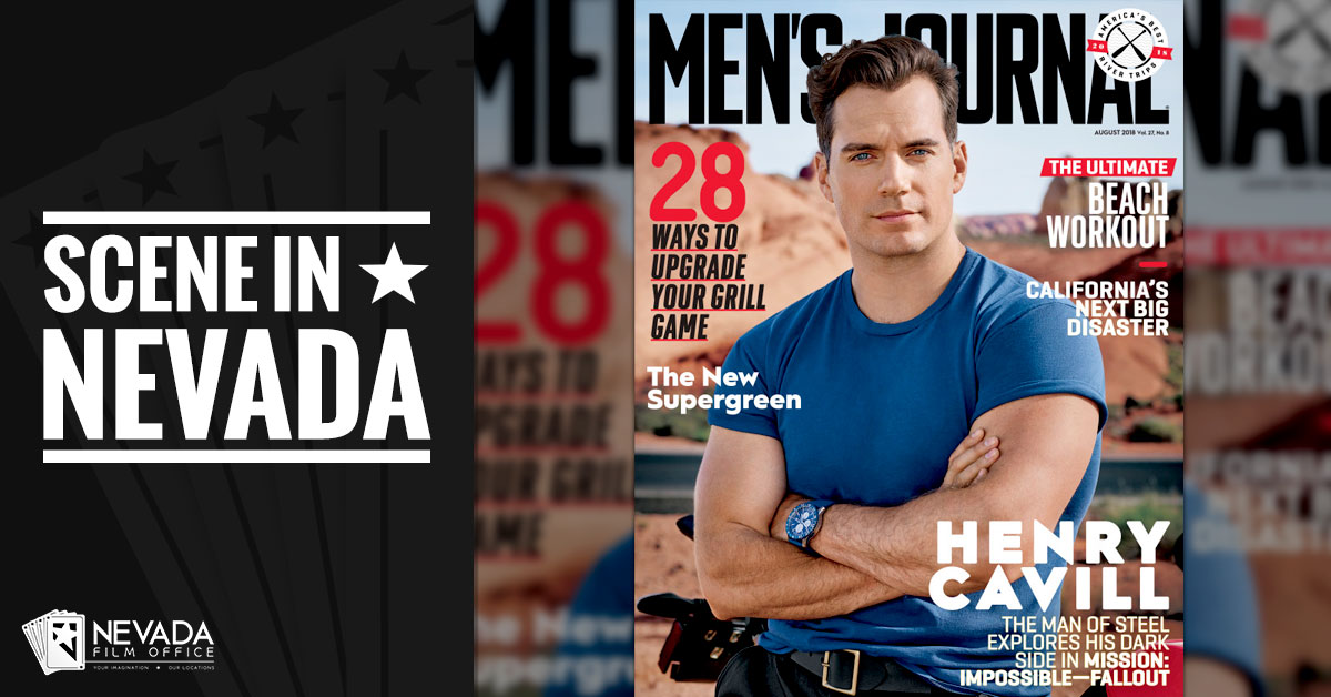 Scene In Nevada: Men's Journal Cover Shoot with Henry Cavill